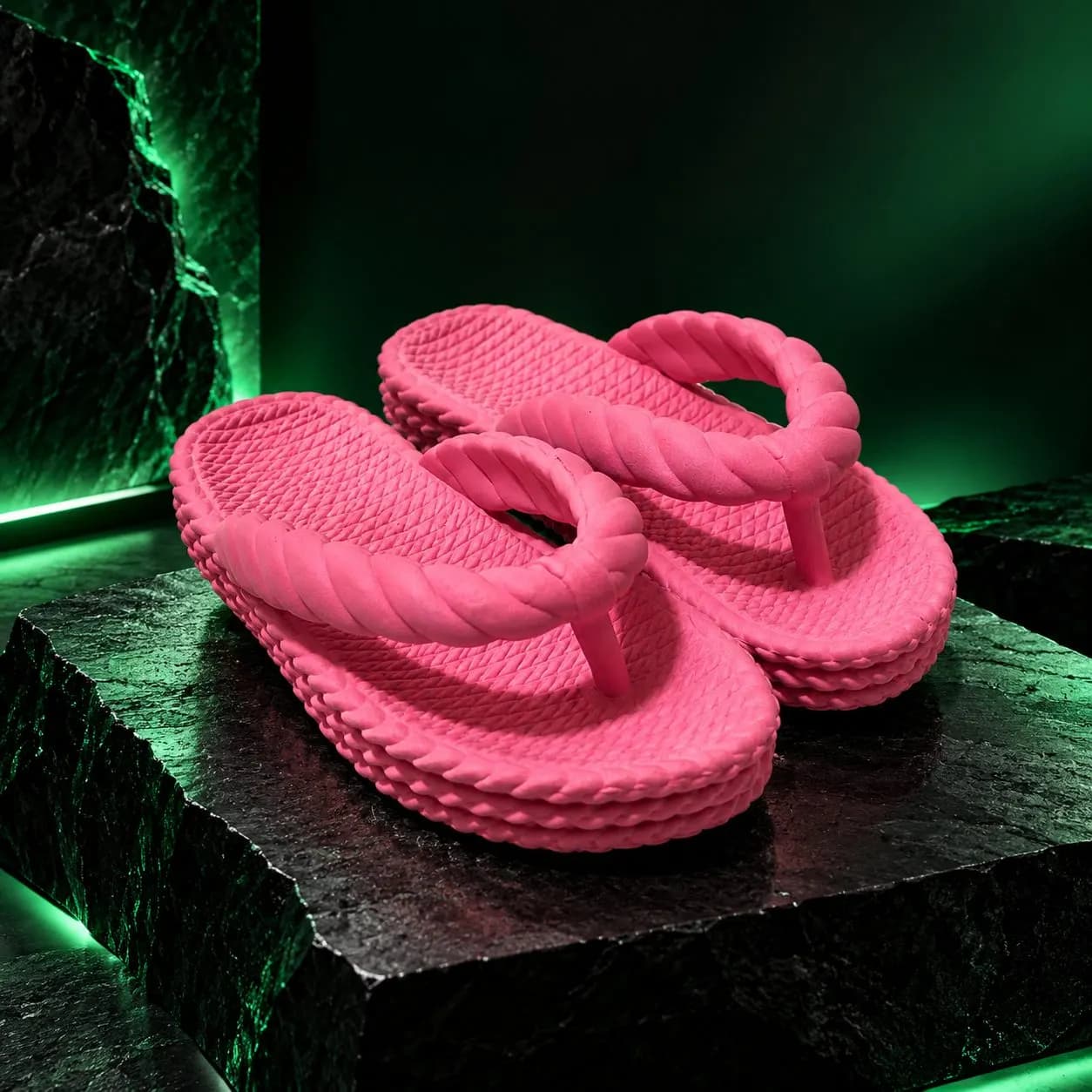 Chinelo feminino de trança para revenda